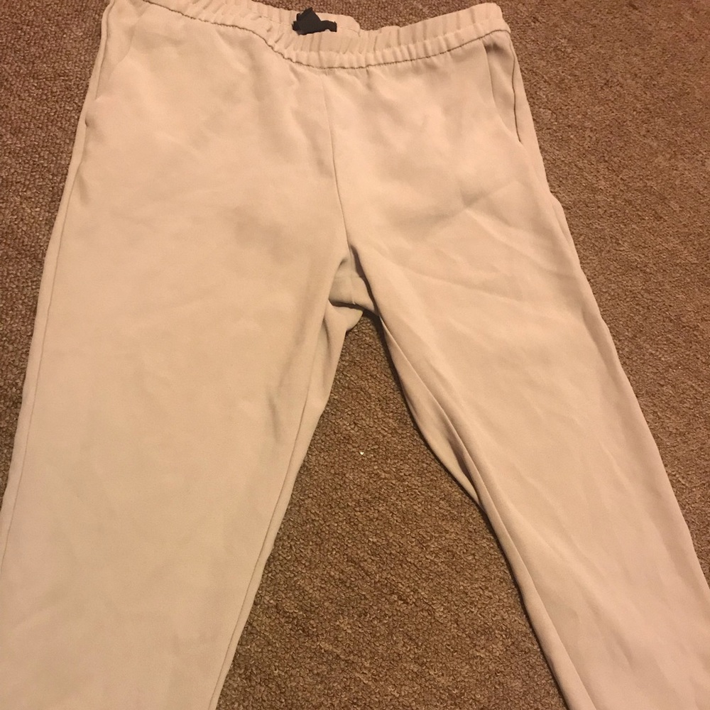 H&M polyester ankle pants